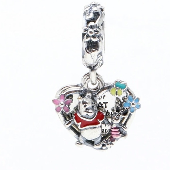❤️WINNIE THE POOH AND FRIENDS DANGLE CHARM WITH INSIGHTFUL SCRIPT ON THE BACK❤️ - Picture 4 of 4